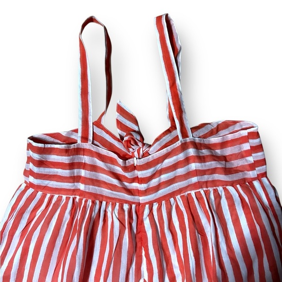 NWT Oliphant Sleeveless Nassau Coral T.F. Dress Size large 100% Cotton midi - Picture 7 of 12